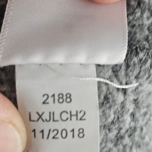 Y2K Style Hipster Aeropostale 1987 Floral Embroider Gray Hoodie Sweater Womens S - Picture 9 of 10